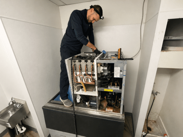 repairing ice machine