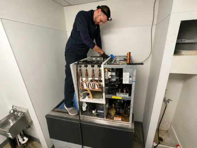 repairing ice machine